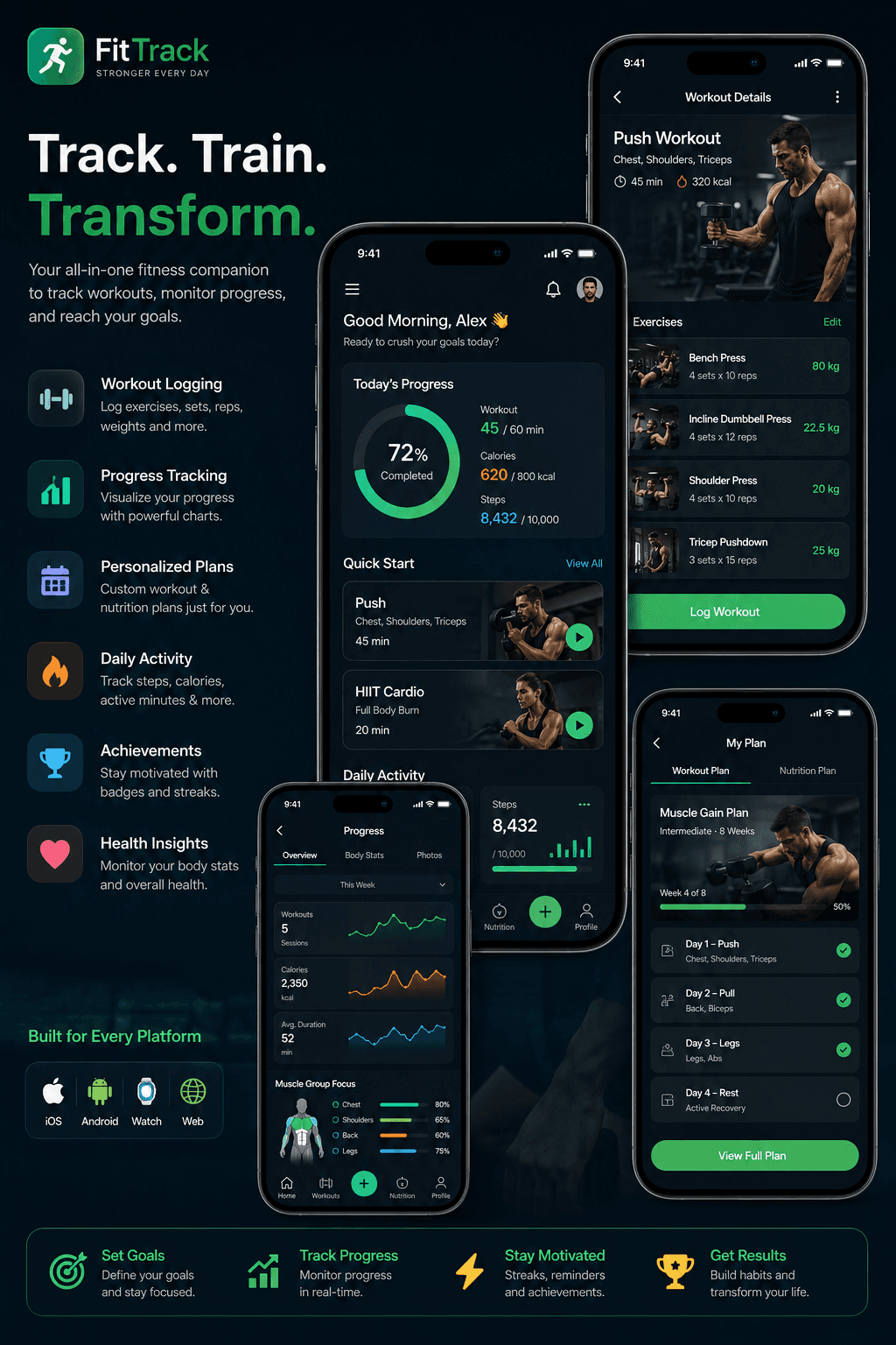 Fitness Tracking Mobile App