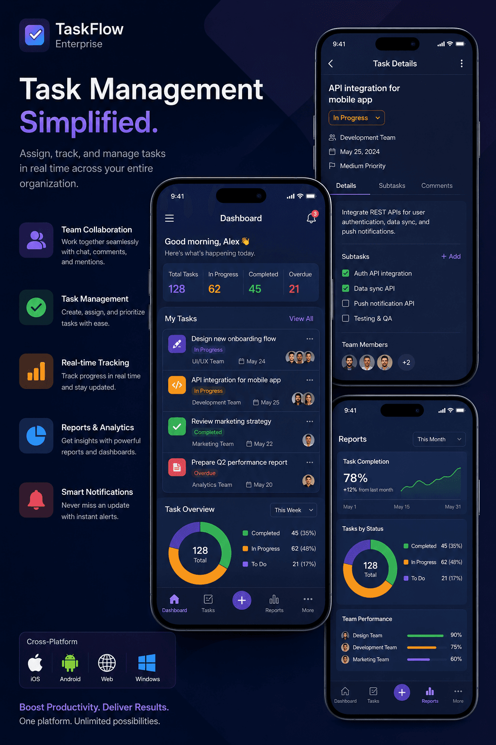 Enterprise Task Management App